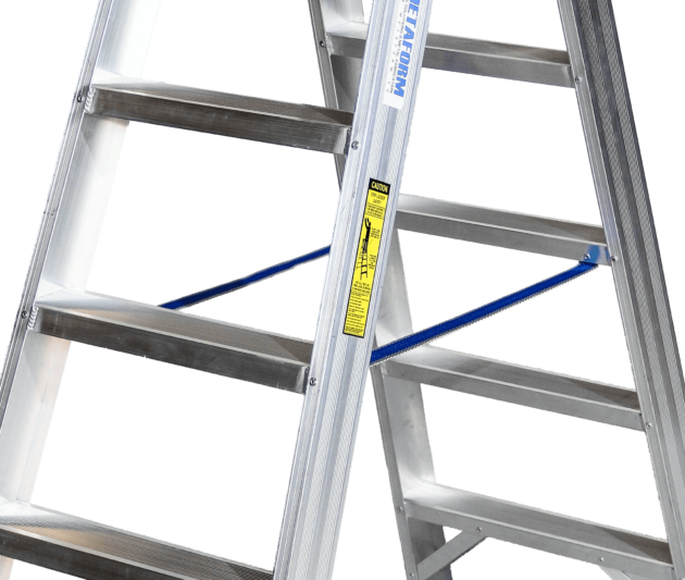 Double side standing step ladder